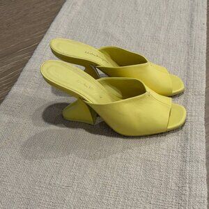 Salvatore Ferragamo Yellow Open Toe sandals, Womens US 8